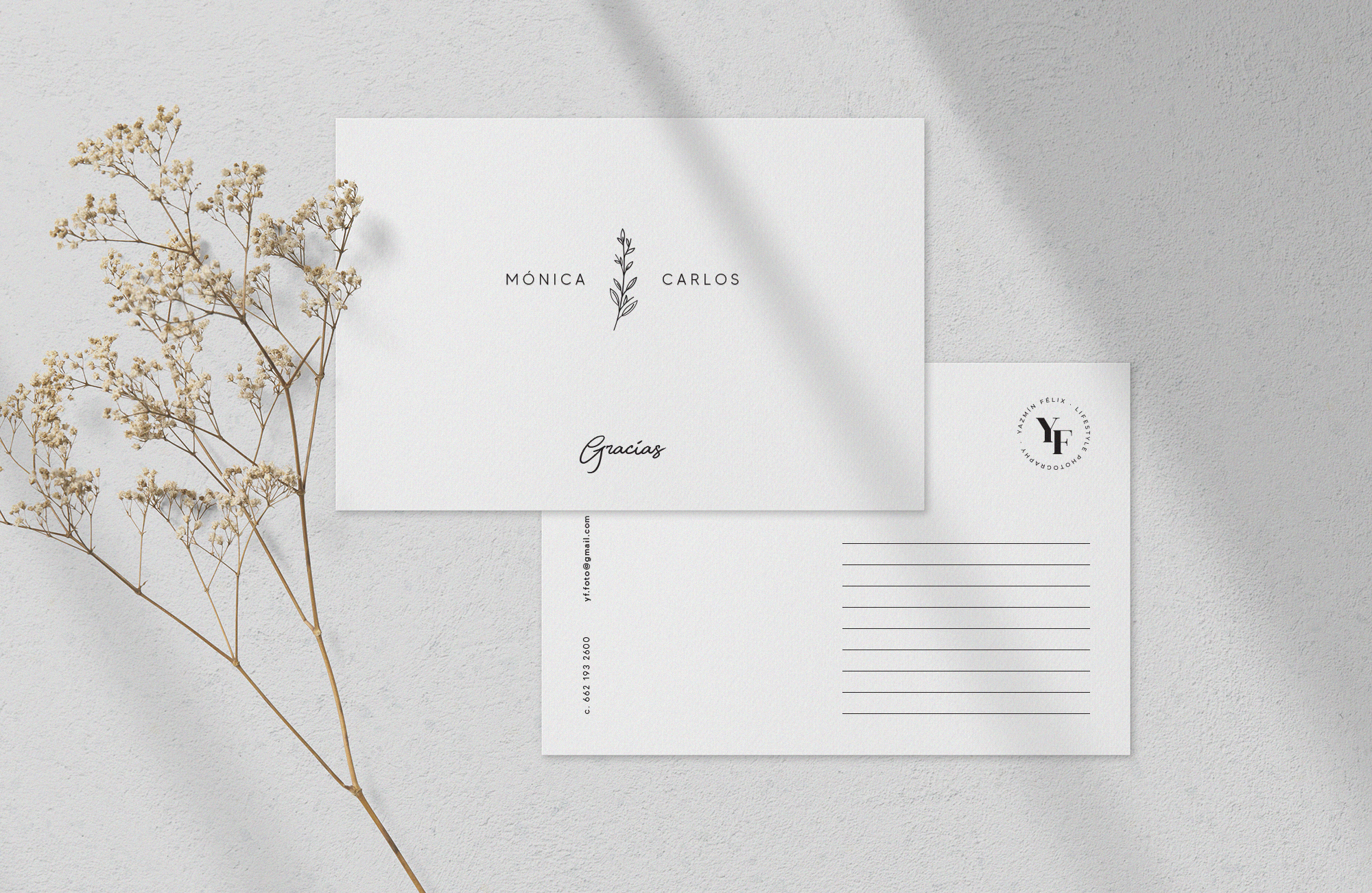 YF - Branding branding clean leaves logo photographer photography social wedding