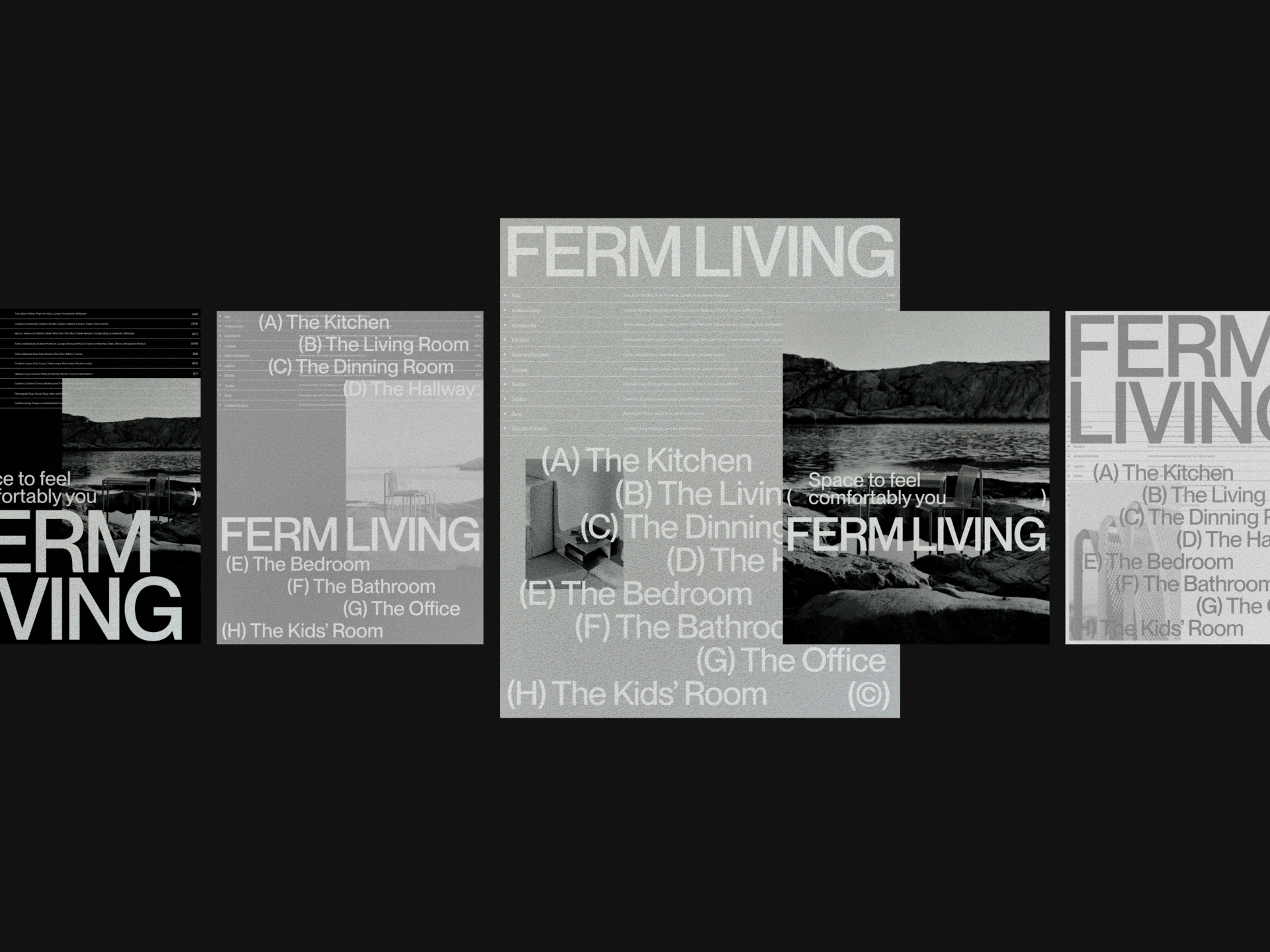 Ferm Living / Typographic Posters arhictecture art direction branding design design direction graphic design grid design interior design layout minimal minimalist modern motion graphics photography poster poster design typography ui web design whitespace