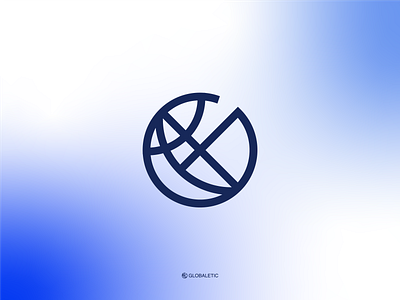 Globaletic Logo — G + Globe for a Modern Etiquette Brand branding education etiquette global helvetica lettermark logo logodesign luxurybranding monogram visualidentity