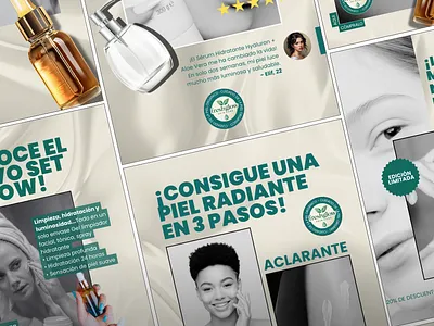 Plantillas para cuidado de la piel 3d branding cosmeticos cosméticos cremas desing dribbbe graphic design marcas plantillas productos