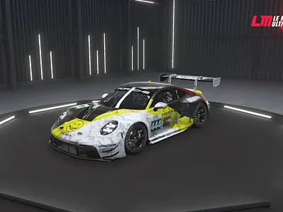 Dubby Racing Porsche 911 Livery for Le Mans Ultimate assetto corsa car germany graphic design illustration leman ultimate livery porsche racing