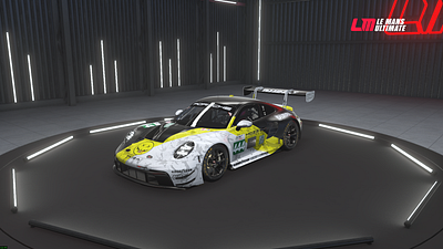 Dubby Racing Porsche 911 Livery for Le Mans Ultimate assetto corsa car germany graphic design illustration leman ultimate livery porsche racing