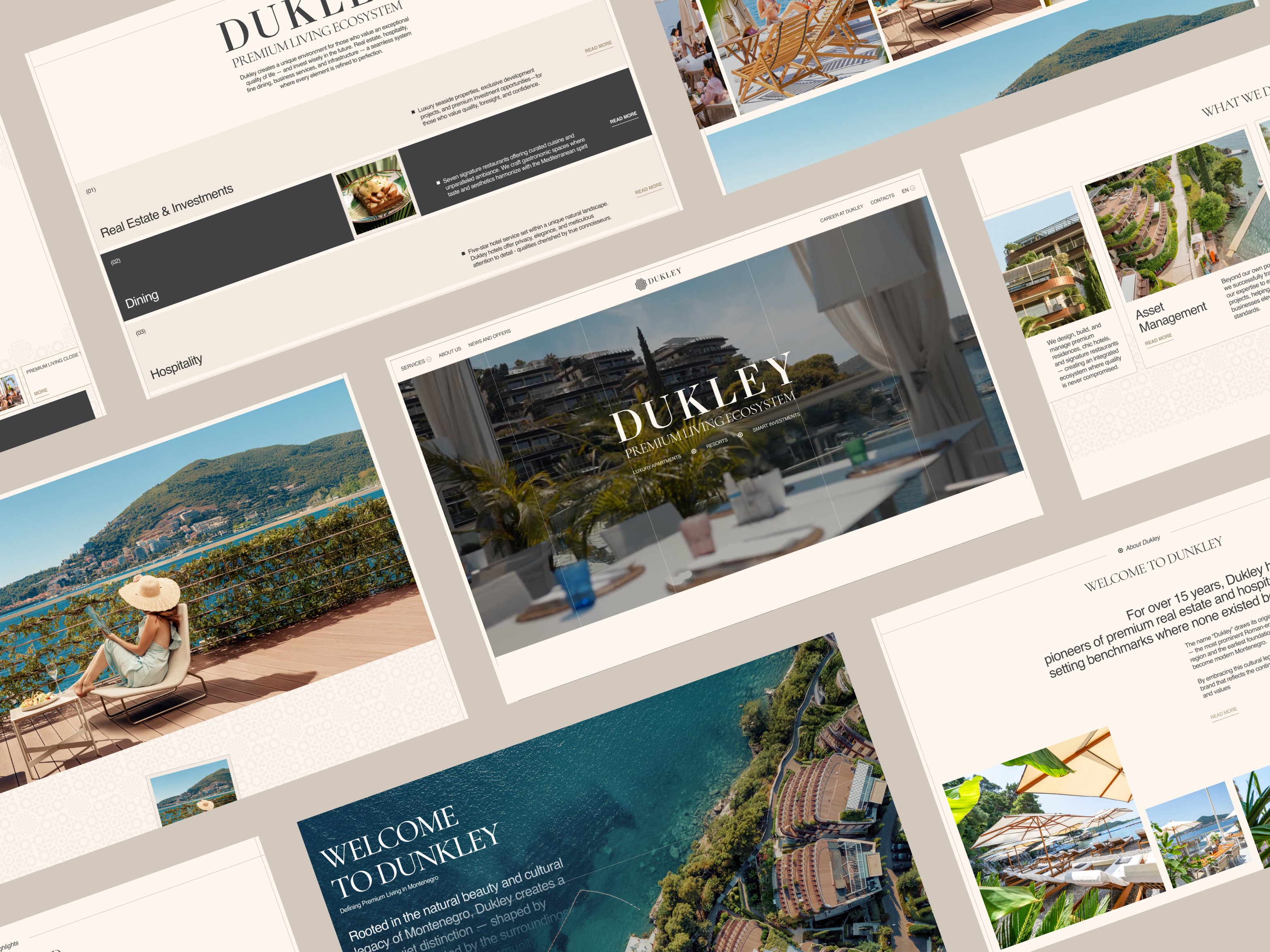 Premium real estate and hospitality . Website Design apartments interface design luxury real estate minimalist premium premium web design property real estate residential ui villa web design website