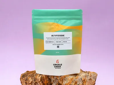 Packaging Crickle Creek beverages branding branding system canada coffee coffee identity coffee labels coffee packaging identity logotype packaging speciality coffee