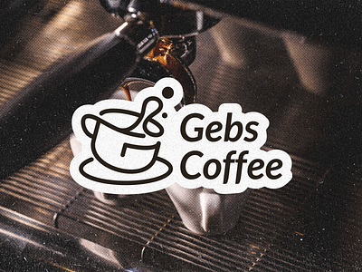 Gebs Coffee Logo and Visual Design brand branding cafe coffee cup design drink glass graphic design inspiration logo modern taste trend vector