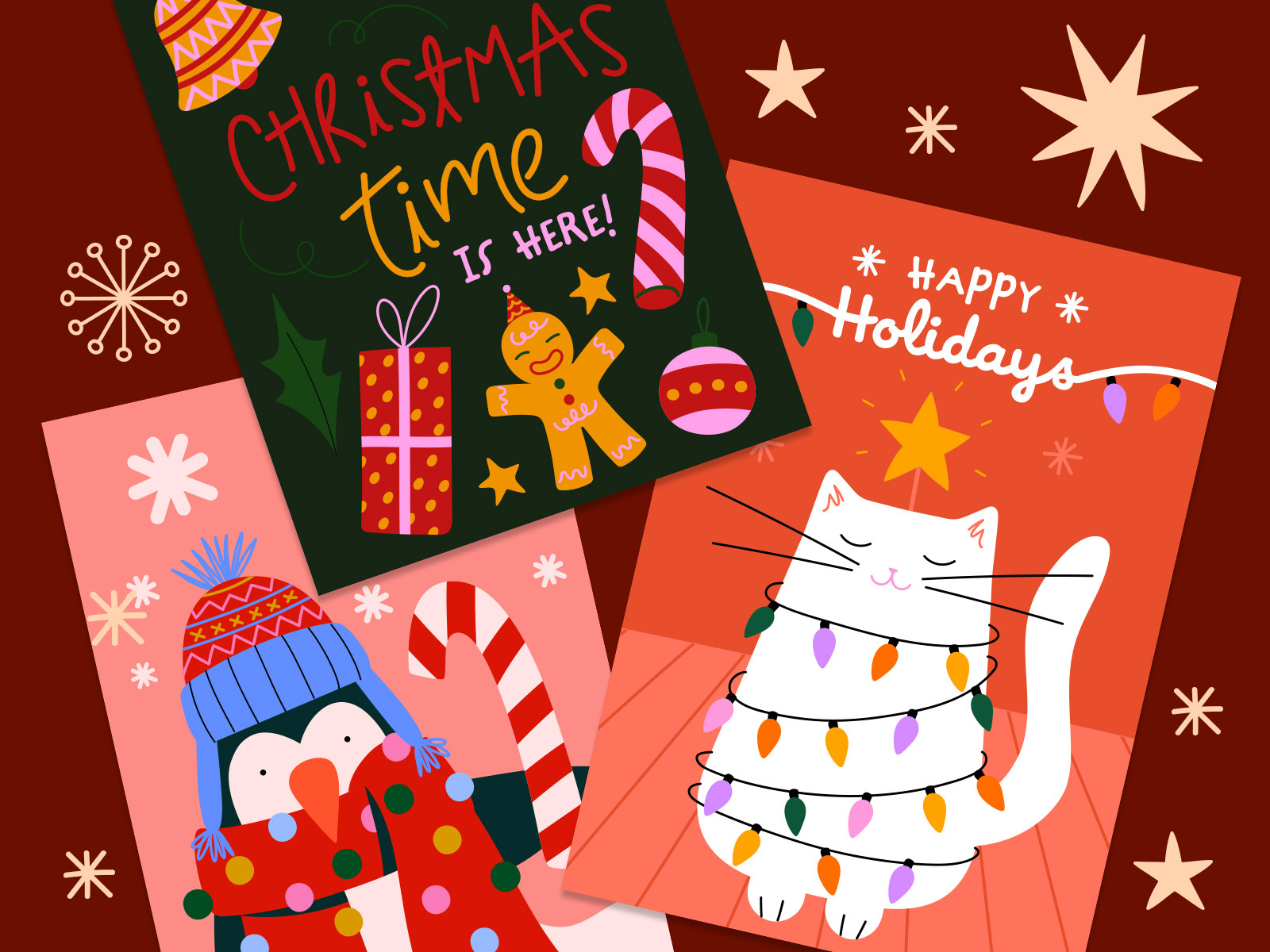 Example of ❄️Kudoboard | Holiday Greeting Cards ✨