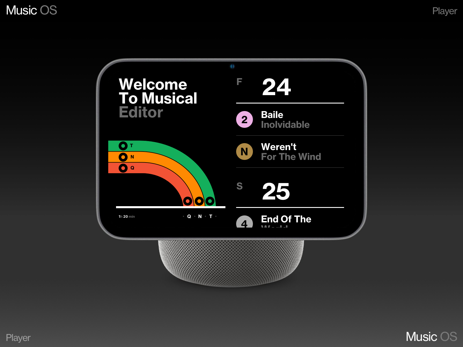 Apple HomePod 3 apple dashboard design homepage illustration interface ios iphone mobile music os sound voce