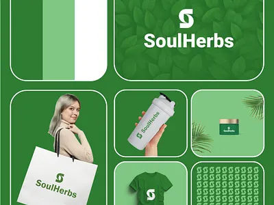 SoulHerbs Logo Design branding graphic design logo minimalist