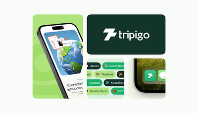 Tripigo Travel App - UI/UX Design & Brand Identity brand identity branding flight app flight deals mobile app travel travel app travel companion ui design uiux design