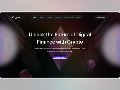 Crypto Asset Management Website Concept alaminhossen creativedesign cryptodesign cryptoplatform cryptotrading darkthemedesign designinspiration digitalfinance dribbbledesign fintechui gopalchaterjee interfacedesign modernui parthoadhikary productdesign uidesign uiux uxdesign webdesign webui