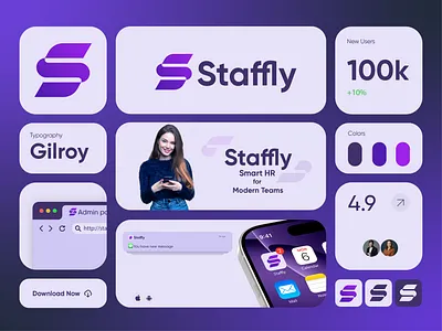 S logo and Brand Identity bento grid brand identity branding color mark creative branding design logo s bento grid. s branding s logo s mark ui