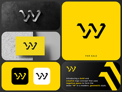 Negative Space W Logo – Modern Geometric Lettermark branding creative agencies creativelogo geometric w logo geometriclogo icon illusion logo logo logodesign minimalistlogo modern logo negative space logo negative space w logo print startups techlogo w w icon w lettermark w logo