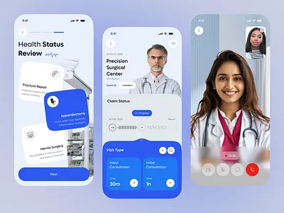 SurgiCare – Smart Surgical Mobile App Planning & Support. appconcept cleanui doctor futuristic ui health tech healthcare app healthcareui healthtech medical medicalapp medicine minimaldesign mobile app mobileappdesign modern app patient care surgery surgeryapp surgicare uxdesign