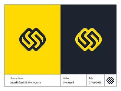 Interlinked SS Monogram - Premium Logo Available for purchase! brandidentity branding brandmark connectedlogo corporateidentity geometriclogo interlinkedlogo lettermarklogo logo logodesign logoforsale logosymbol minimal logo minimalistbranding monogramdesign monogramlogo ss app logo ss iocn sslogo ssmonogram