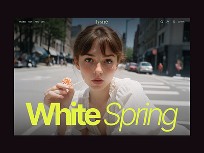 Fashion Ecommerce Website UI branding clean layout creative ecommerce ui fashion fashion app fashion website hero section landing page modern ui online store product grid retail design shopping website ui ui design ux ux design web design web interface