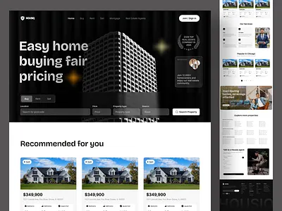 Real Estate Website airbnb halal property finder real estate real estate booking real estate dashboard real estate investing real estate landing page real estate marketplac real estate property real estate property finder realestate realestate website travel website trulia real estate uiux design web design