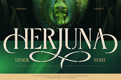 Herjuna branding couture custom font decorative display editorial elegant font font design font free font style high end logotype luxury magazine serif stencil stylish typeface wedding
