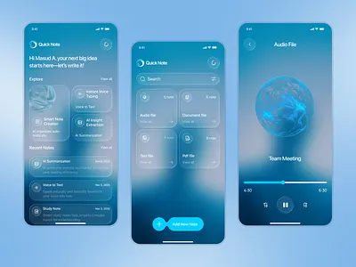 AI Note Taker App ai mobile ai mobile app ai note taker ai note taking ai summary meeting assistant mobile mobile app note taker note taking app notetaker