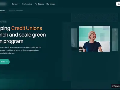 Client's Past Work – Hero animation formal design hero animation hero section jitter landing page