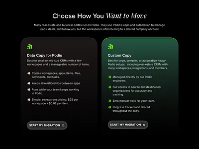 Guiding Users to the Right Migration Path automationdesign b2bdesign branding clean creative dashboarddesign design designer designprocess enterpriseux illustration interactiondesign productdesign saasdesign ui design uidesign userinterface uxcasestudy visualdesign workflowdesign
