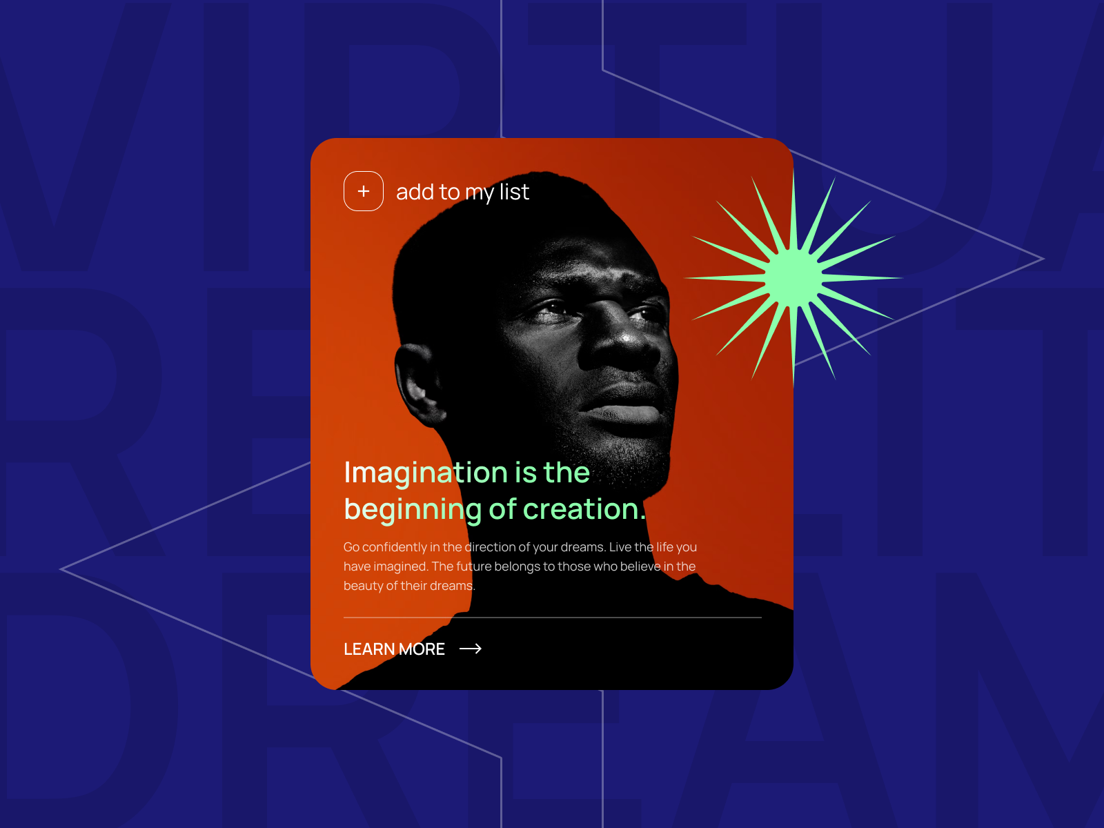 Example of Futuristic Card