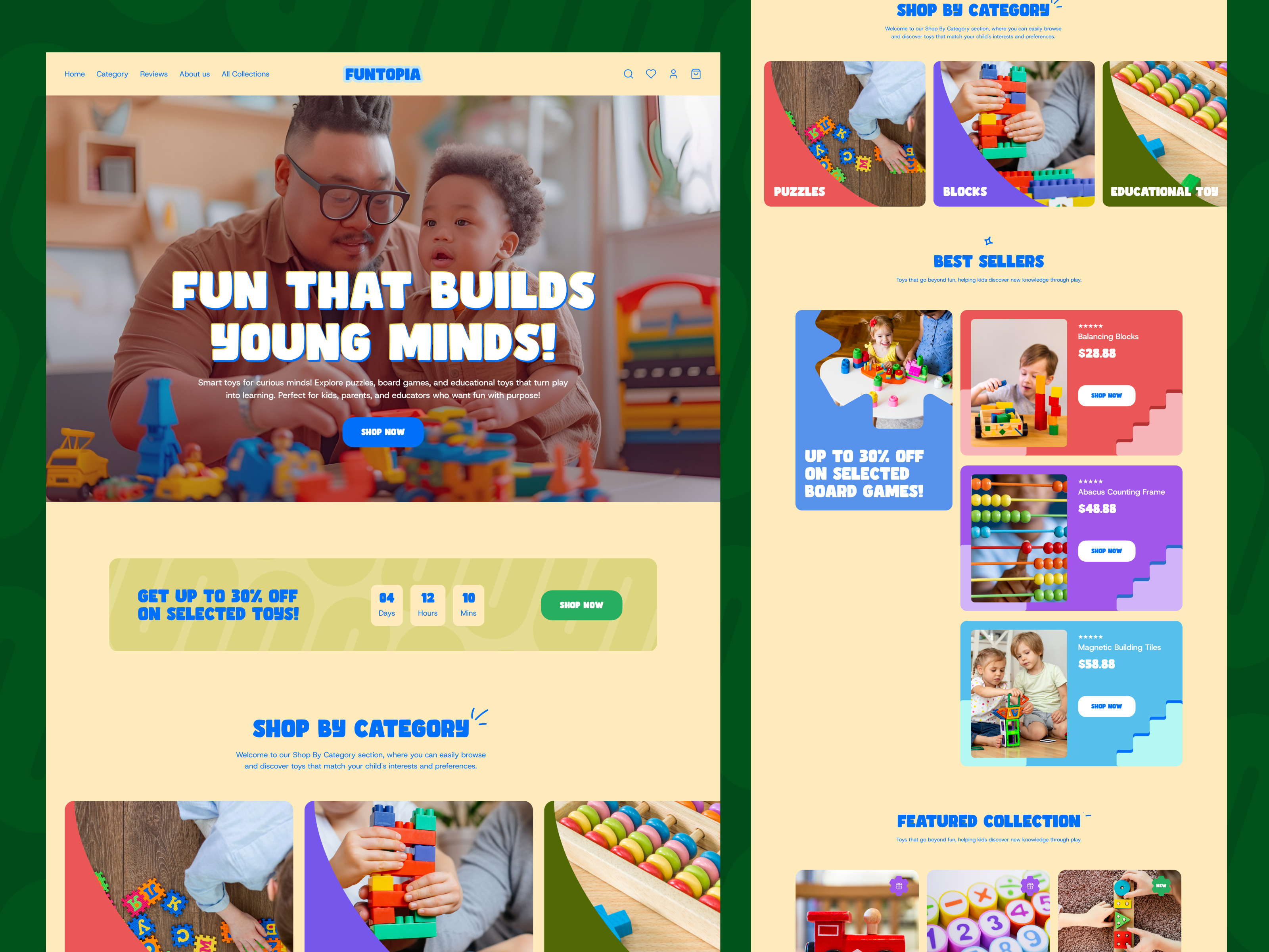 Kids Toy Store | Toy Shop ecommerce Website Design baby online shop baby website children website design e commerce ecommerce ui focotik kids ecommerce kids website online baby shop online toy shop toy shop ecommerce website toy store ui ui design ui ux design web design web ui website website ui