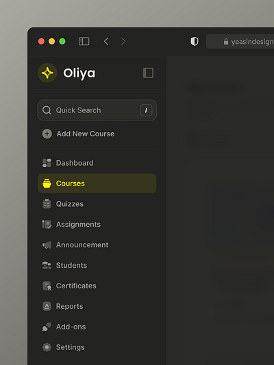 Side bar navigation UI - Dark mode clean ui dark mode dark side bar minimal ui premium side bar ui premium ui saas product side navigation ui sidebar ui ux