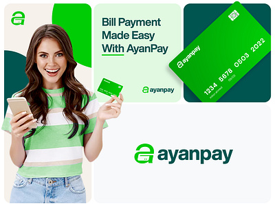 AyanPay Logo Design brand brand identity branding card logo creative logo icon letter a letter a logo logo logo design logodesign logos logotype mark online payment online payment logo payment gateway payment system symbol