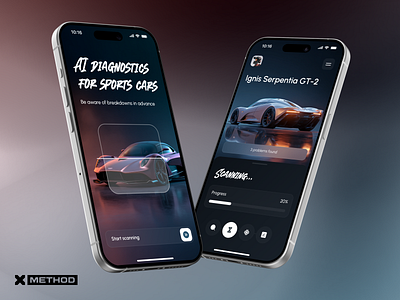 AI Car Diagnostics Mobile App app branding car car drive car repair car service design diagnostics figma mobile app repair scanner ui ux vehicle