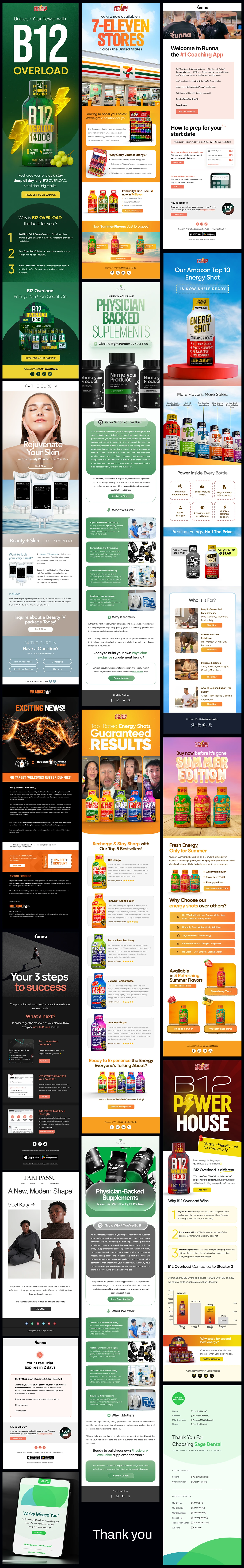 Email Template designs email designs email newsletters graphic design