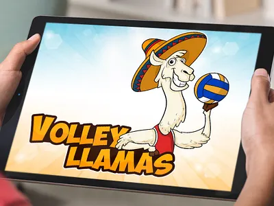 Funny Lama Logo Design, Custom Animal for Sport Branding animale cartone cartoon cartoon character character character design esport fun graphic design illustration lama llama logo logo mascotte logotipo de mascote mascot vollyball شعار كرتوني كرتون حيوان