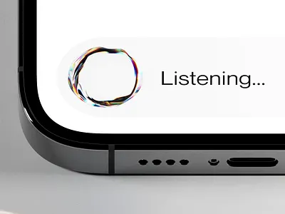 AI Voice Interaction - AI Orb | Mobile app 3d 3d animation ai animation ai chat ai orb ai sphere ai voice animation application artificial intelligence branding chatgpt cinema 4d design illustration minimal mobile app motion graphics ui voice chat