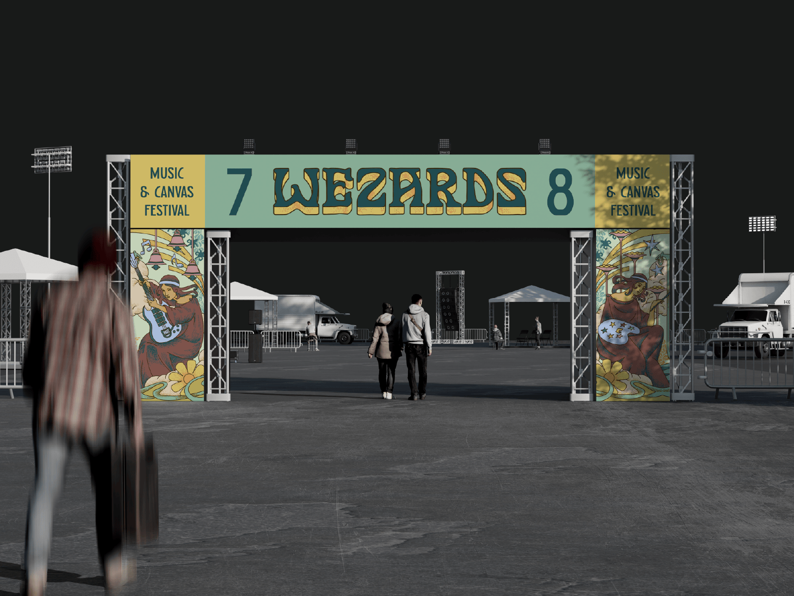 WEZARDS: Branding Collateral aesthetics art nouveau brand identity brand system branding design creative direction design inspiration event branding festival branding graphic design illustration design illustrator key visual layout design logo and branding poster design print design social media design vintage design visual identity