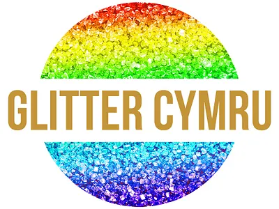 Glitter Cymru branding graphic design illustration