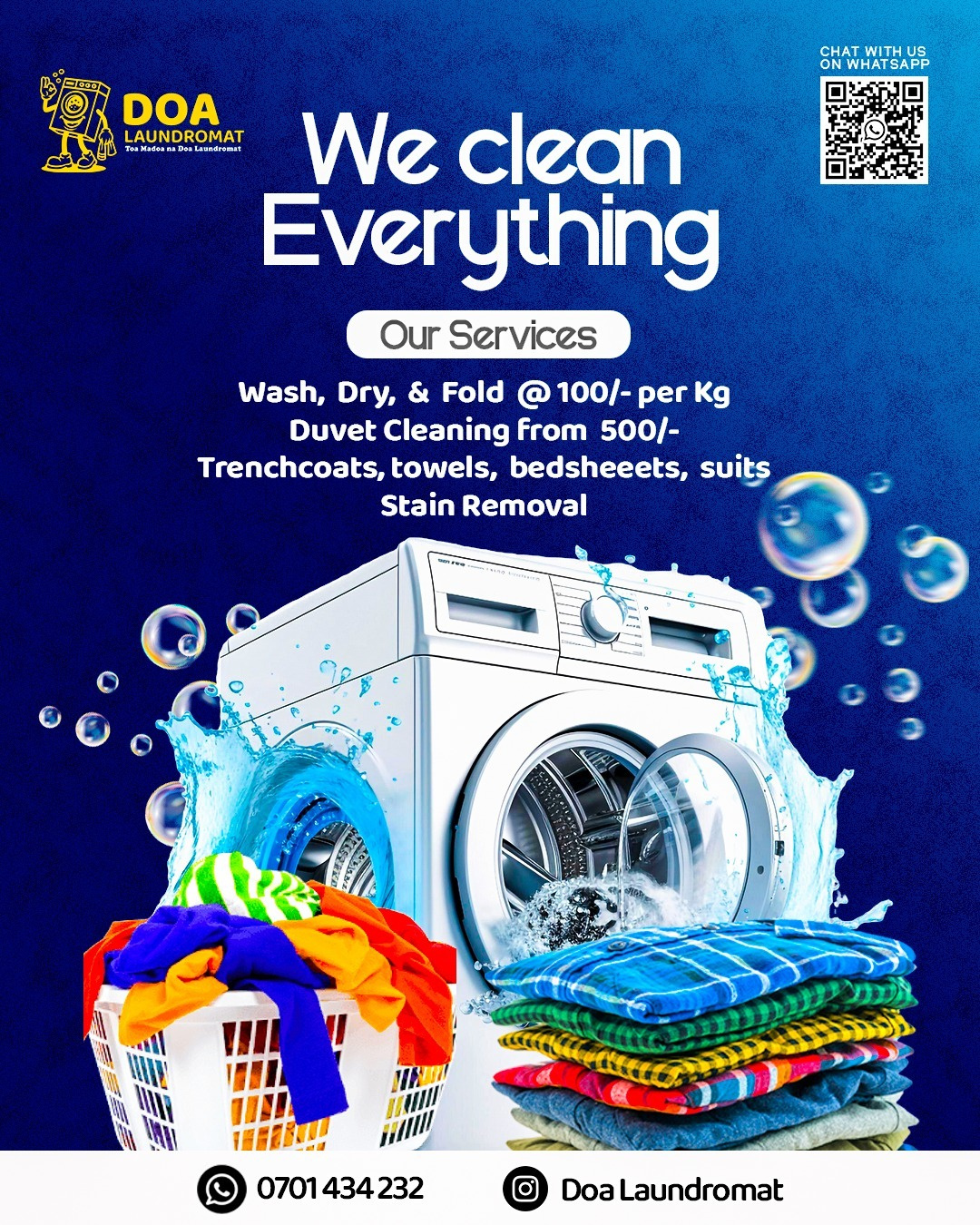 DOA LAUNDROMAT FLYER