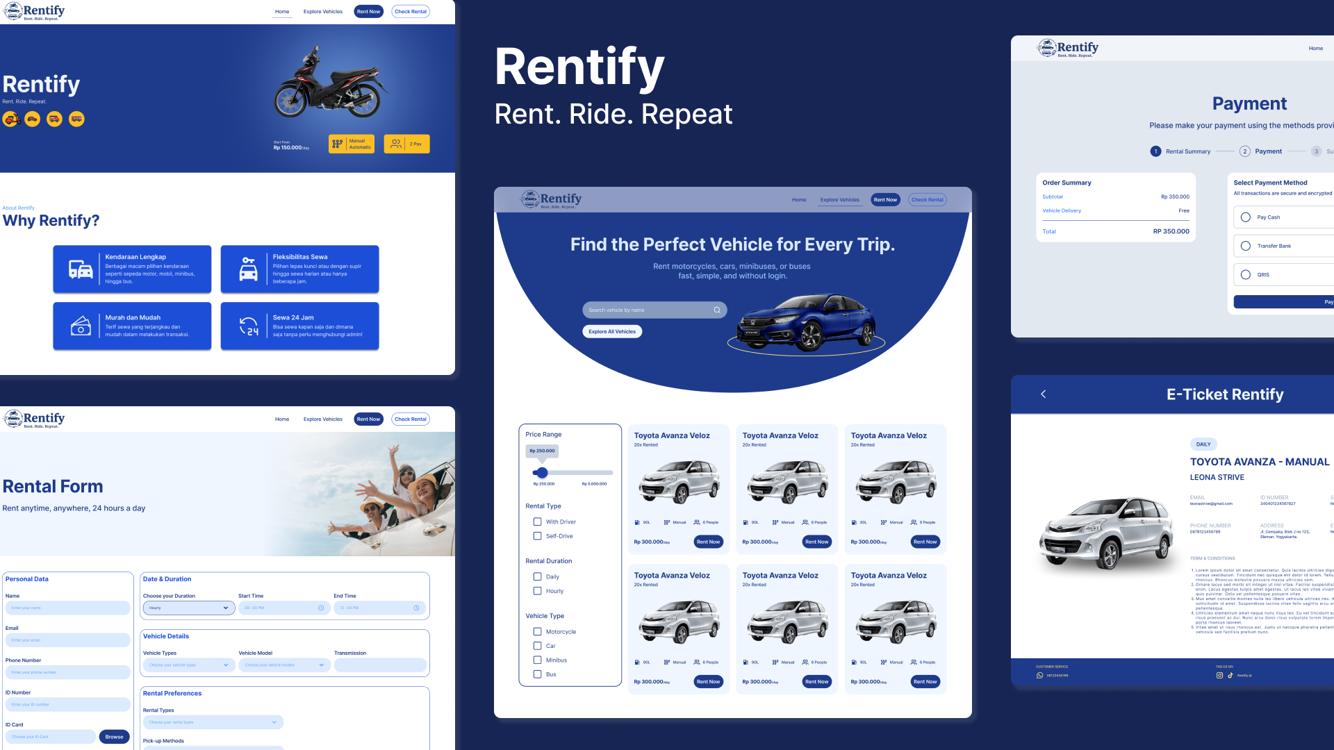 Example of Landing Page UI Design In Figma