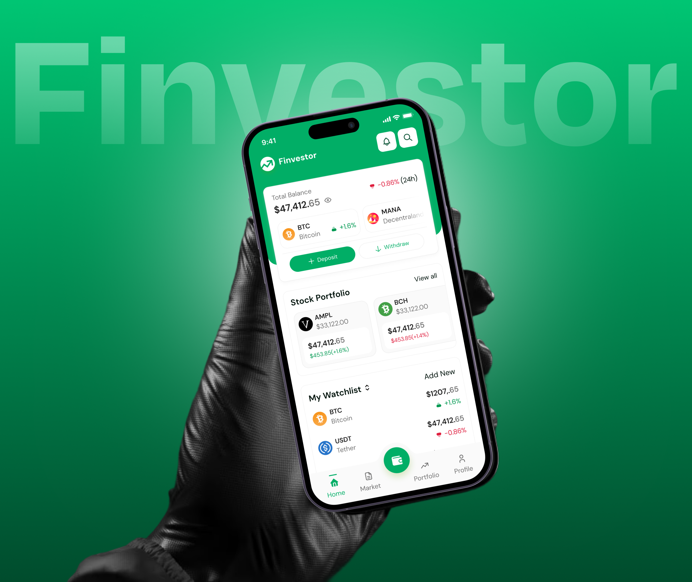 Finvestor | Crypto, Blockchain | Mobile App | UI UX app ui app ui ux bitcoin app bitcoin ui blockchain app blockchain ui crypto app crypto exchange crypto tracker crypto tracking app cryptocurrency app graphic design ios app design mobile app mobile app designer mobile app ui mobile app ui ux mobile wallet app money app wallet
