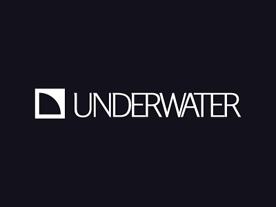 UNDERWATER brand branding design graphic design icon illustration logo typography vector