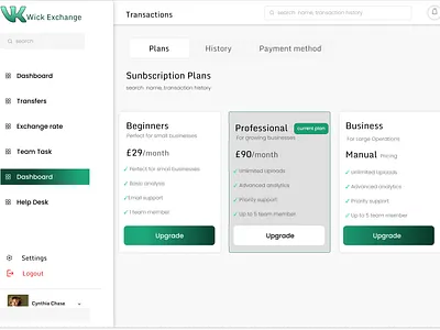 DASHBOARD app branding design typography ui ux