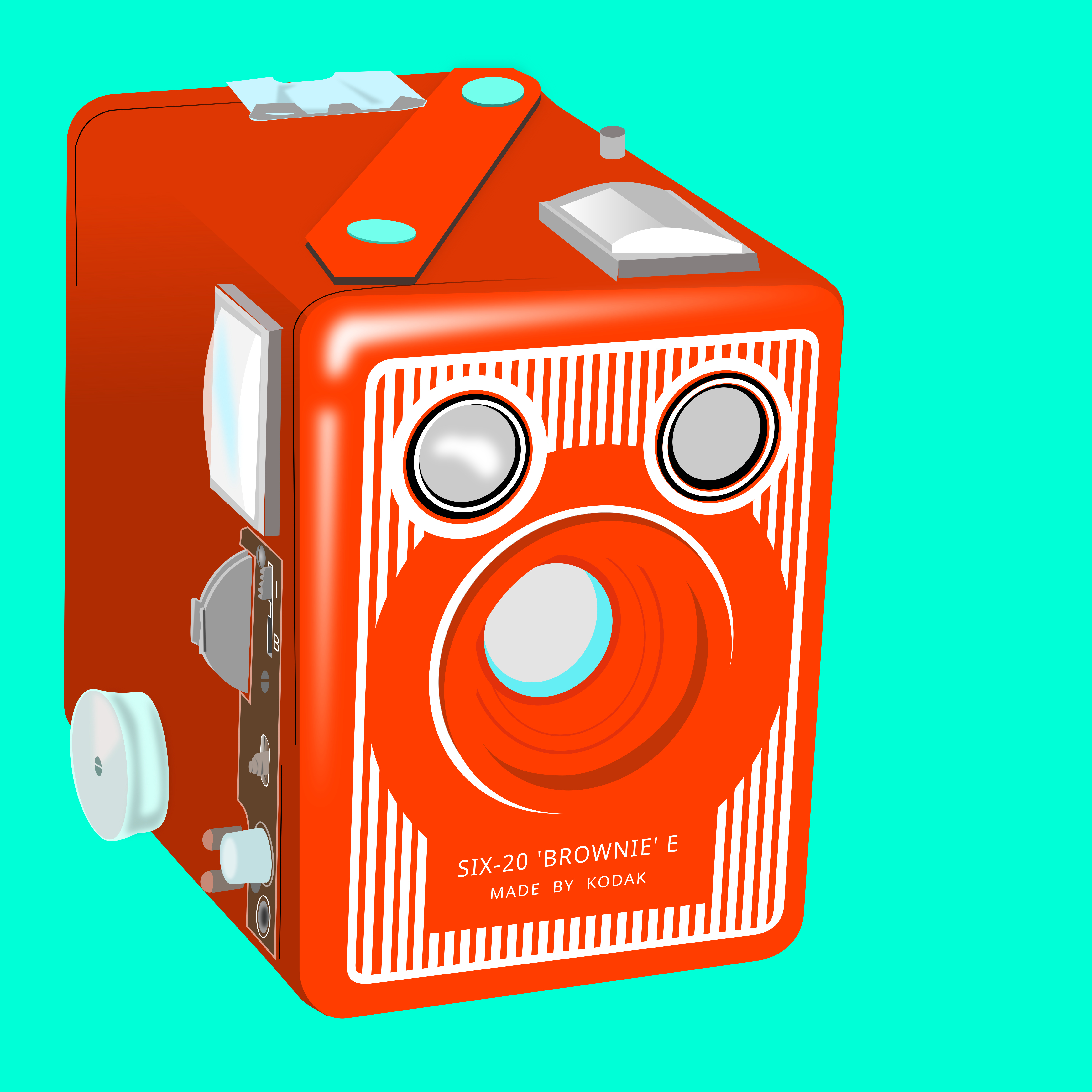 'Brownie' brownie brownie e doodle illustration kodak series shunte88 vector