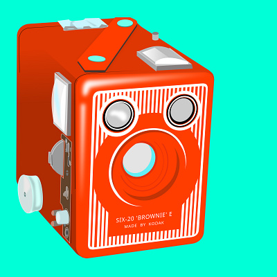 'Brownie' brownie brownie e doodle illustration kodak series shunte88 vector