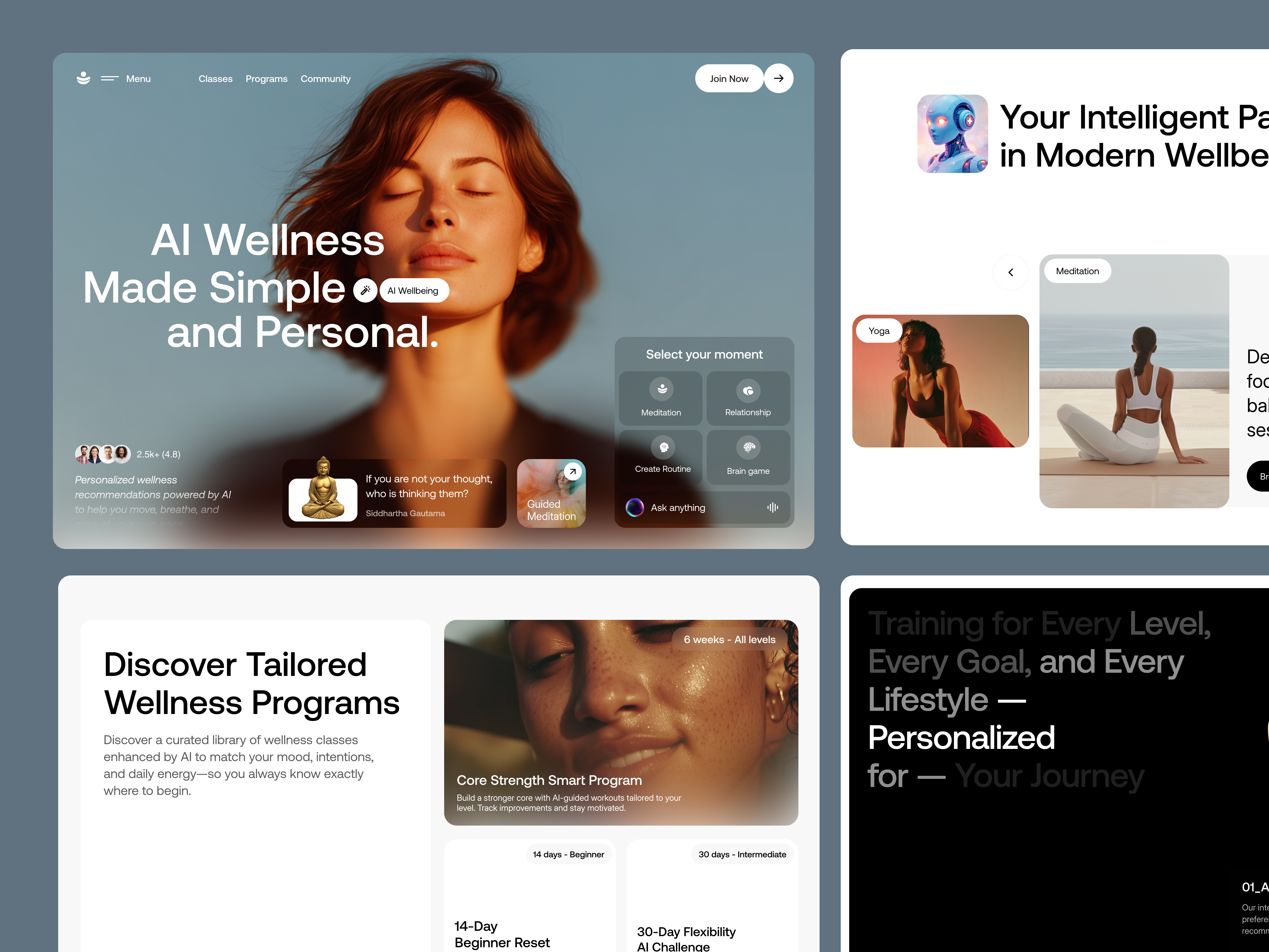 AI-Powered Wellness Website — Personalized UI/UX Case Study by Zihad ...