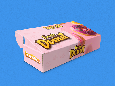 Donut Box Design box design graphic design packaging design