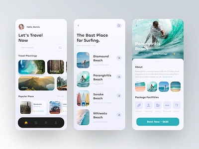 Travel Agent - Mobile App branding camping design destination guide fishing food hikking hotel reservation maps mobile app navigation surving tour packages transportation travel trip planning ui uiux