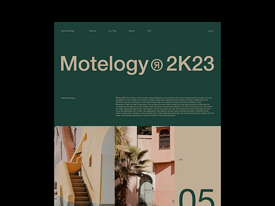 Motelogy 2K23 design designer flat graphicdesign ui uidesign website