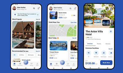 AI Hotel Booking UI Kit - React Native Expo App android app hospitality app hotel app hotel booking app ios app javascript mobile booking app react native react.js typescript ui ui kit