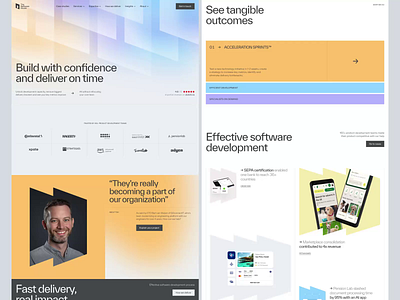 TSH - Inner pages code component developer hero home page landing motion graphics pages software subpages ui ux web website