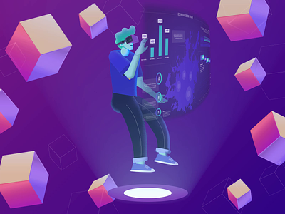 Experience Virtual Reality-Animation 2d 2danimation animate grapichs animatemotion animation illustration motion design motion grapichs motionart motionillustration vector