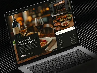 Restra | Premium Restaurant Website clean ui creative agency dark mode design figma design gsap animations interaction design landing page minimal design modern website portfolio website premium design product website responsive design ui design ux design web design web development website redesign wix designer wix studio