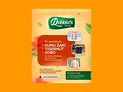 Eye-catching Flyer Design 3d promotional graphics